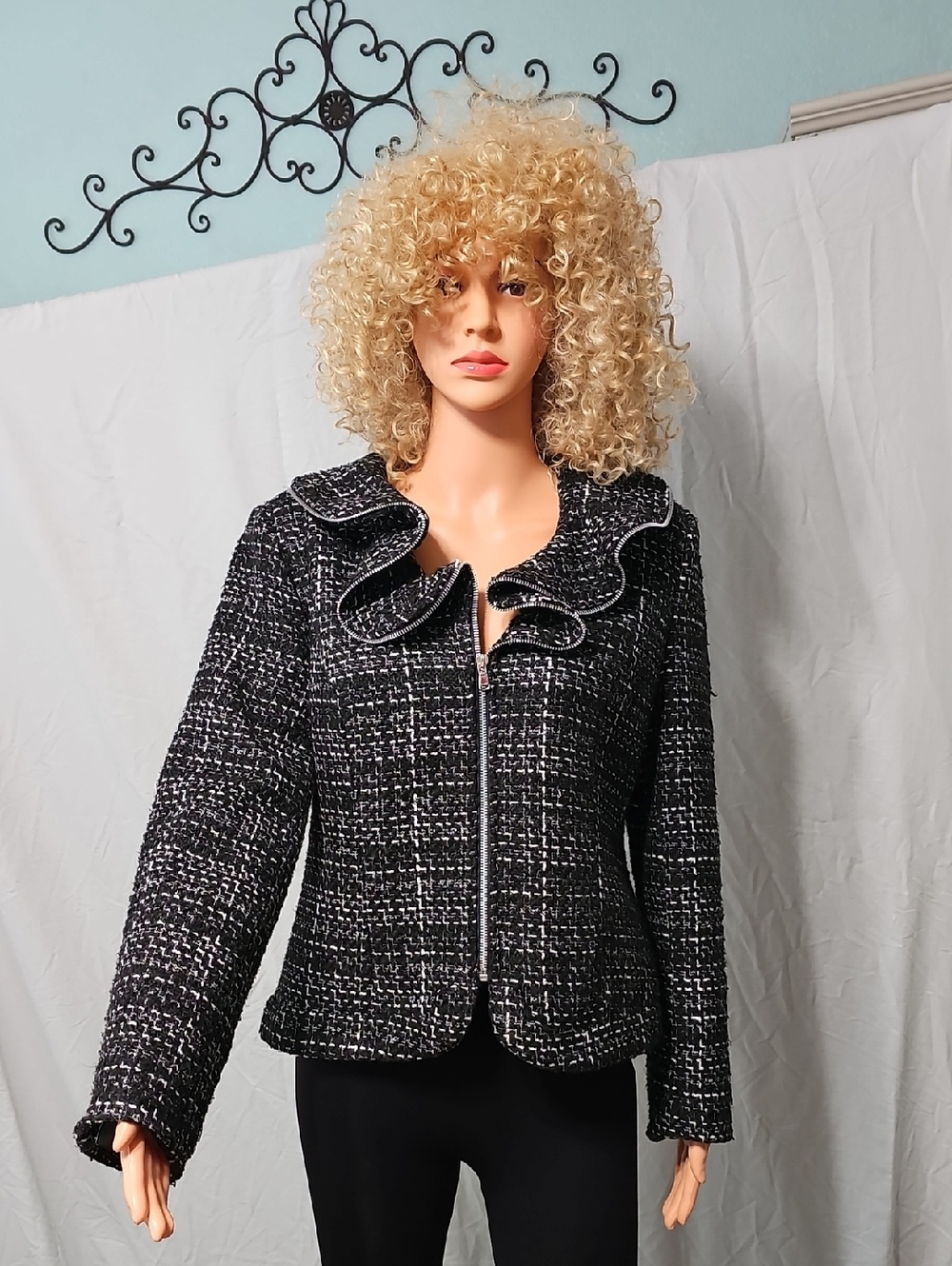 Trenz By Theresa Renz Tweed Blazer